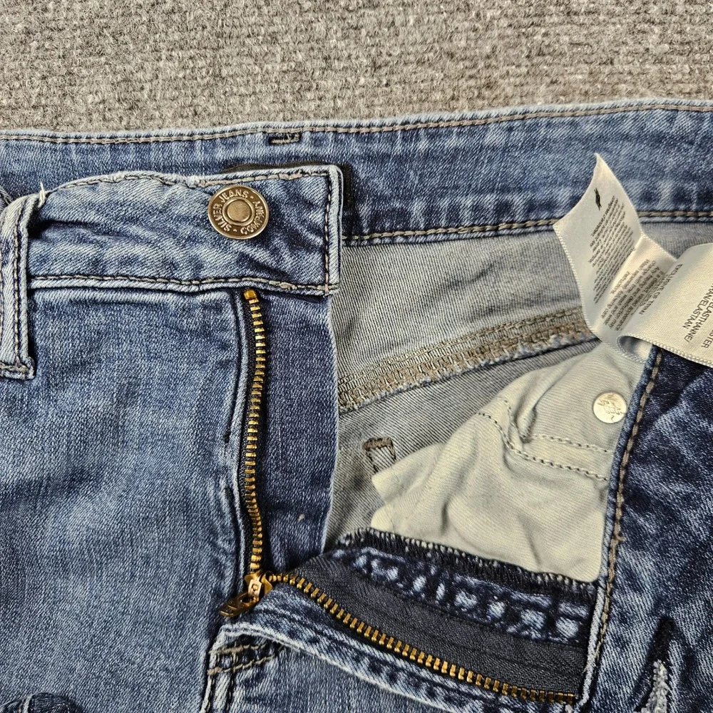 Silver Jeans Co Boyfriend Mid Rise Medium Wash Denim Jeans W31 L29 L27101EGX485